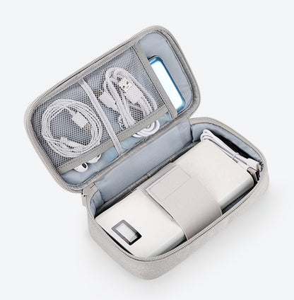 Electronic Accessories Organizer Travel Cable Organizer Bag Pouch (Medium Size)