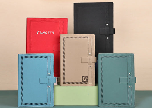 B5 PU Leather Journal Slim Slot Notebook