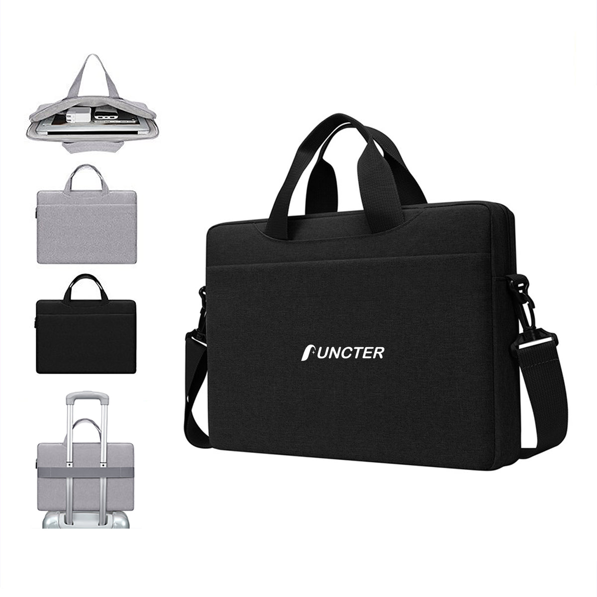 15" Laptop Bag Water Resistant Oxford Laptop Sleeve With Carrying Handle With Shoulder Strap