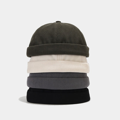 Corduroy Adjustable Dockers Beanie Vacations Cap