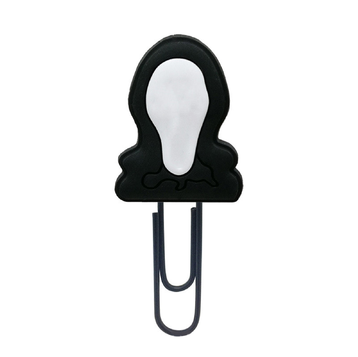 Ghost Paper Clip Halloween Bookmark Soft PVC Paper Clasp