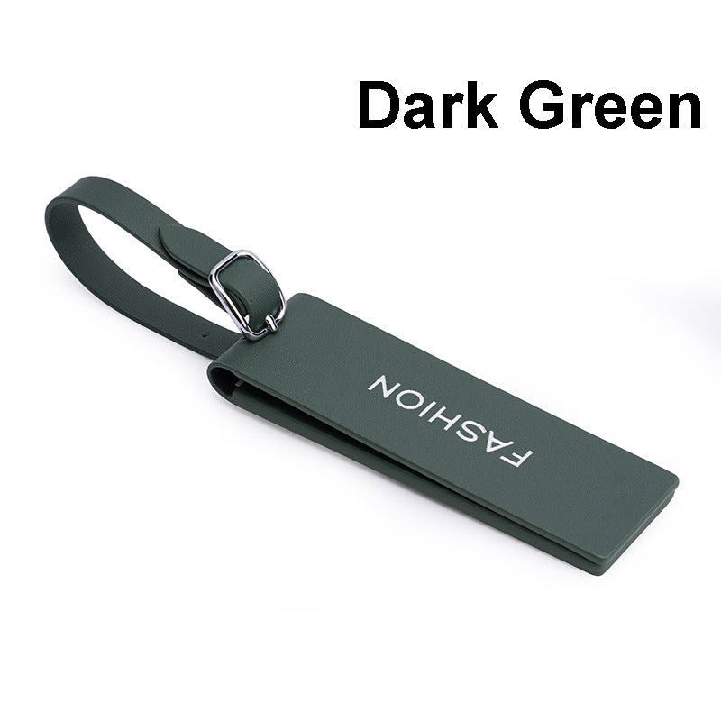 Magnetic Microfiber Luggage Tag Personalizable Travel ID Tag