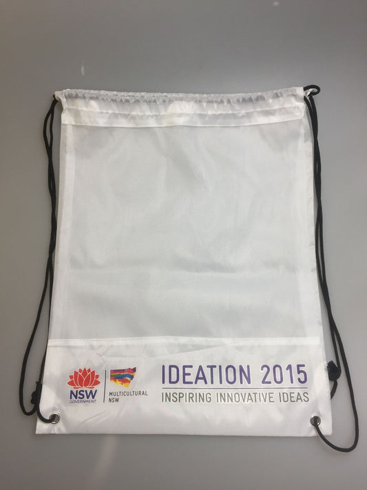 Large Mesh Drawstring Bag