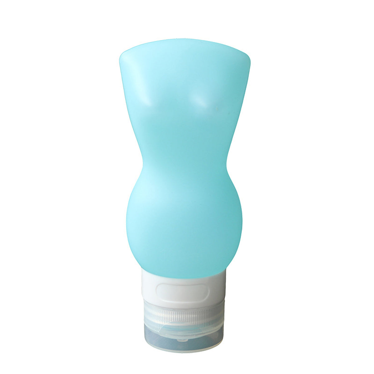 3.4 OZ Travel Split Bottles TSA Approved with Label Silicone BPA Free Refillable Cosmetic Container