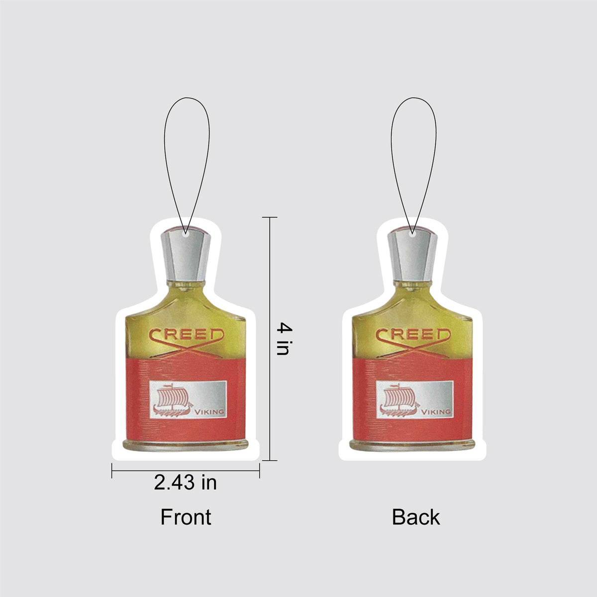 Perfume-shaped Paper Air Freshener