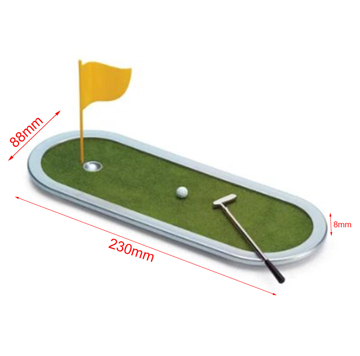 Mini Metal Tabletop Golf Game Set
