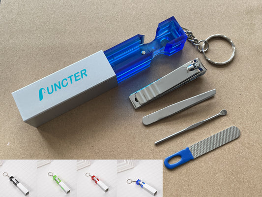 Cosmetic Nail Care Set w/Keychain (4 Tool)