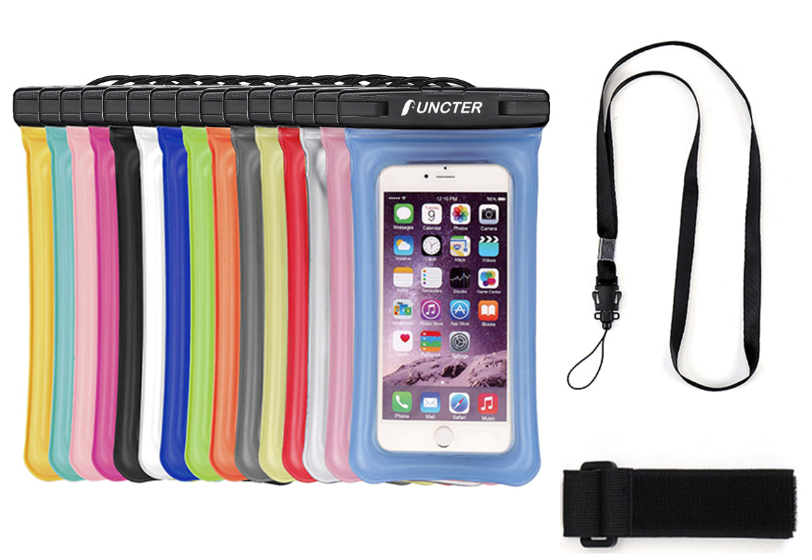 5.8'' Inflatable Float Waterproof Bag w/Arm Band