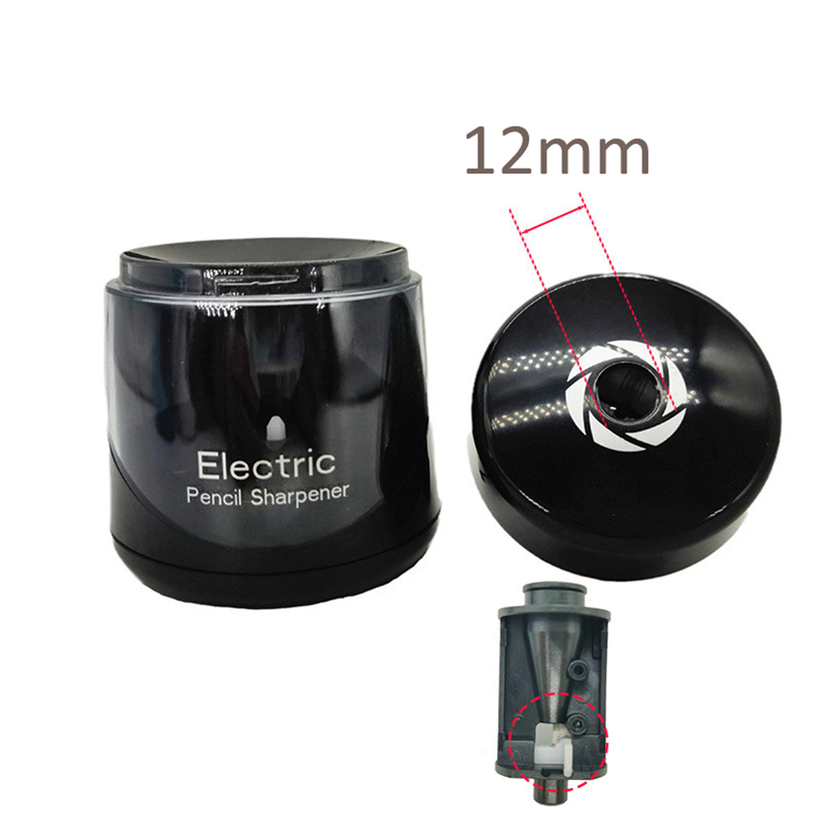 Battery-Powered/Plug-in Electric Pencil Sharpener