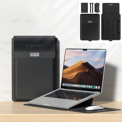 13" PU Leather Laptop Bag Multifunction