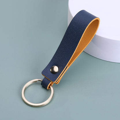 PU Leather Keychain for Car Home Key Ring Strap Holder Lanyard Women Men Universal Key Fob Keychain
