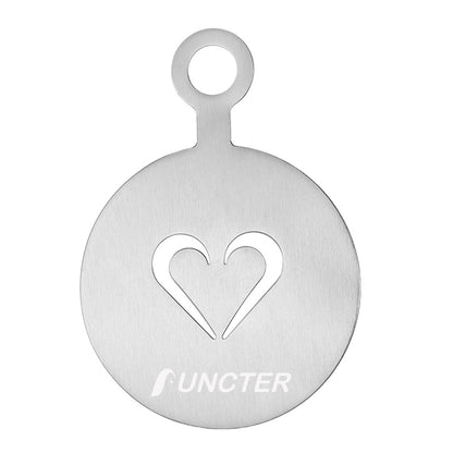 430 Stainless Steel Material Heart Shaped Coffee Latte Mold