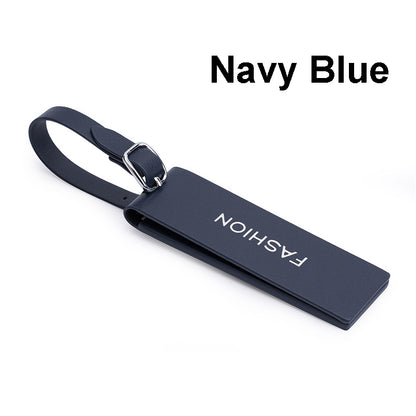 Magnetic Microfiber Luggage Tag Personalizable Travel ID Tag