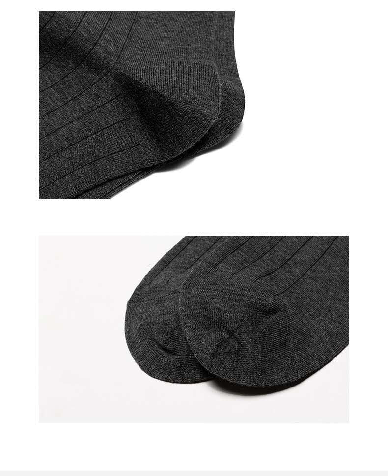 Men Casual Cotton Socks Mid-calf Length Socks For Adult Stretch Crew Socks Thick Warm Sock