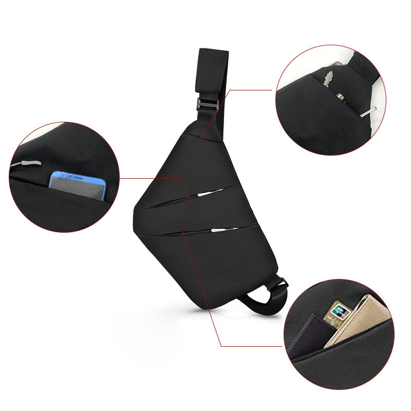 Nylon Messenger Bag