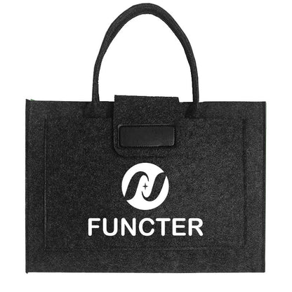 170g Lightweight Felt Tote Bag, Reusable Synthetic Fiber Felt Handbag
