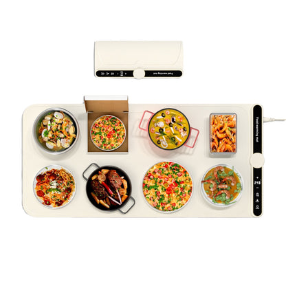 Food Warming Mat Electric Warming Tray Roll Up Food Warmers for Parties Buffet-Large Size