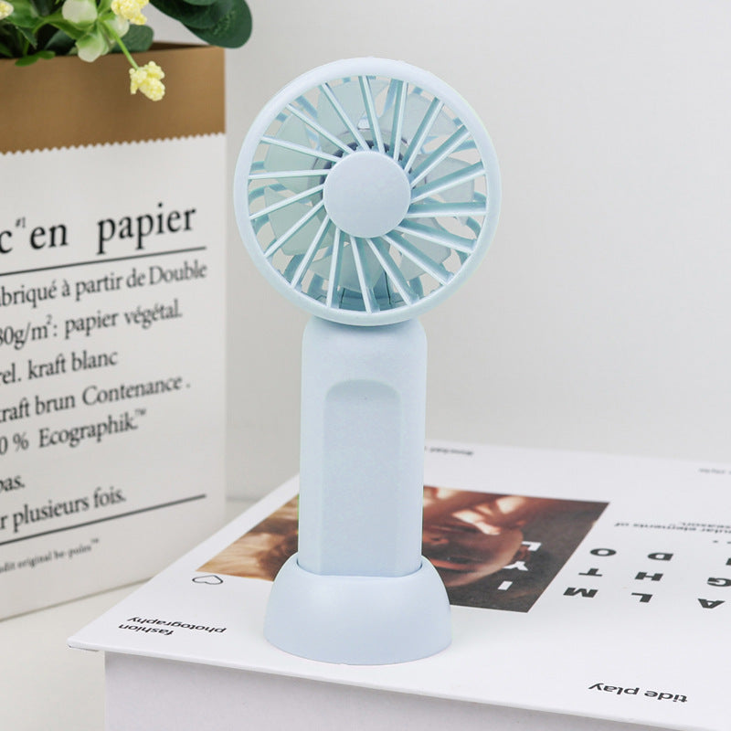 Rechargeable Mini Handheld Fan With 3 Levels Of Adjustable Wind Speed