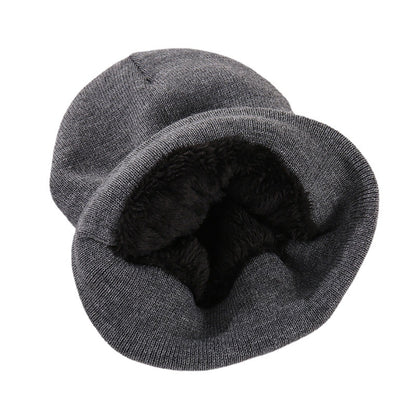 Fleece Lined & Thickened Unisex Adult Knit Cuffed Beanie Hat