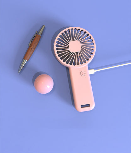 Mini USB Rechargeable Handheld Fan Phone Holder Desk Fan