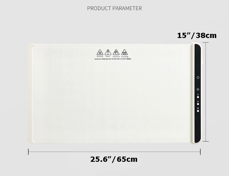 Foldable Food Warming Mat for Buffet, Family Gatherings, Sabbath, Holidays, Countertop
