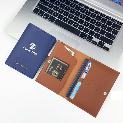 Travel Wallet Passport Holder with Card Slots Waterproof Wallet for Business Trip Cruise Line