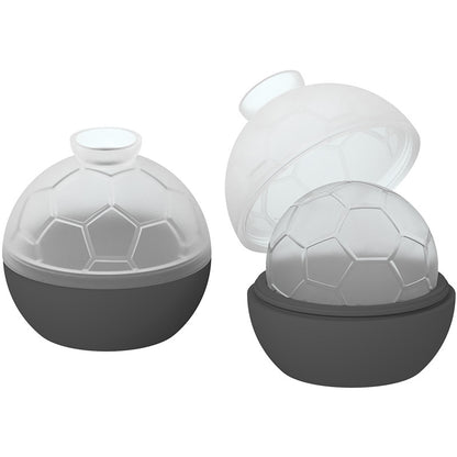 Large Single Sports Ball Ice Cube Molds Soccer Shaped Silicone Ice Ball Mold