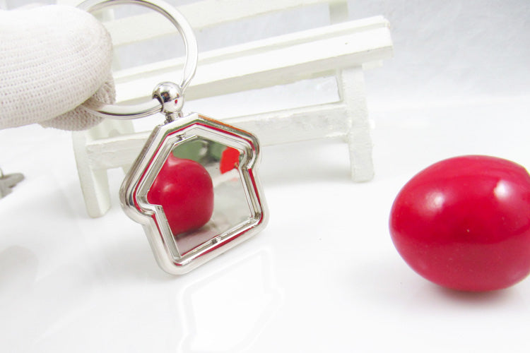 Spinning House Keychain