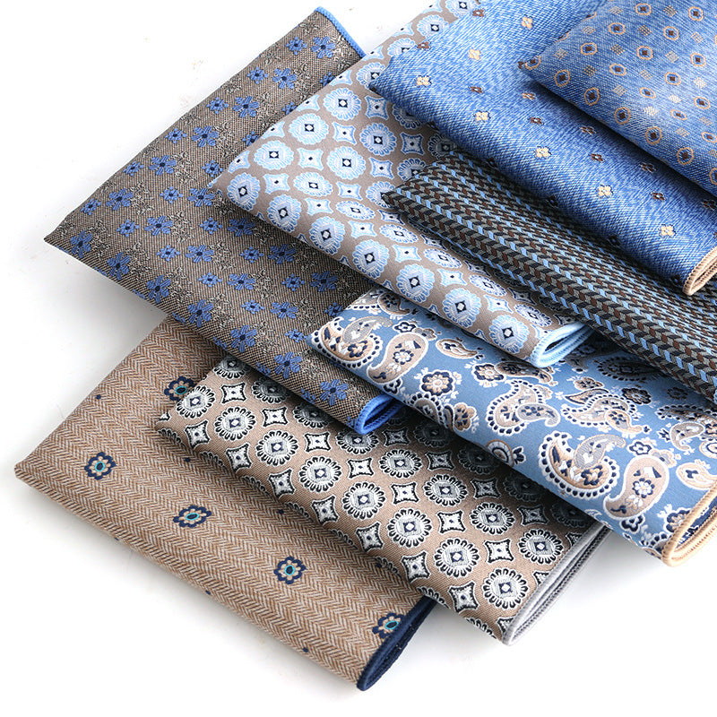 13x13" Pocket Squares for Men Mens Handkerchiefs for Wedding Business Banquet Suit Accessories