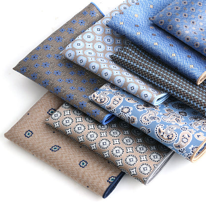 13x13" Pocket Squares for Men Mens Handkerchiefs for Wedding Business Banquet Suit Accessories