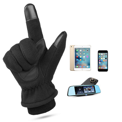 Polar Fleece Winter Sport Thermal Gloves