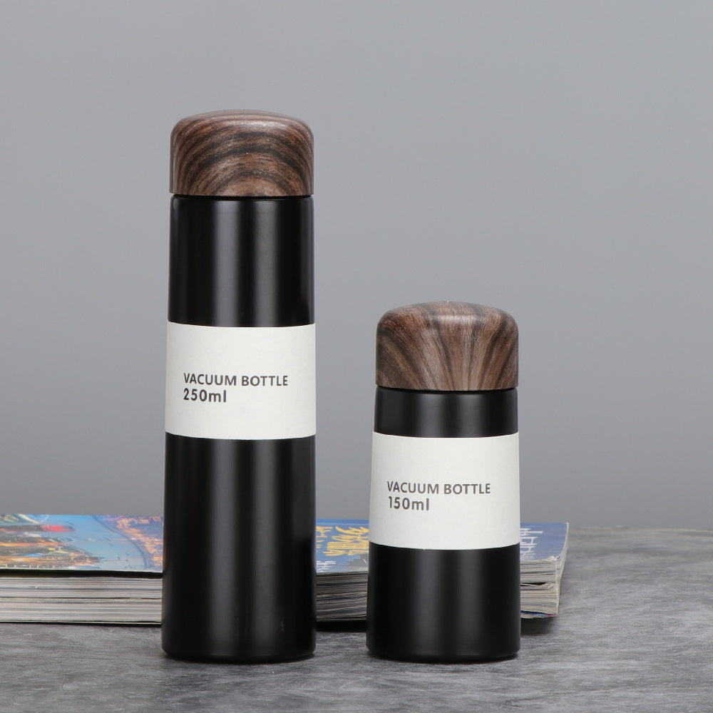 5oz/150ML 304 Stainless Steel Mini Insulated Water Bottle With Screw-on Lid Portable Vaccum Mug