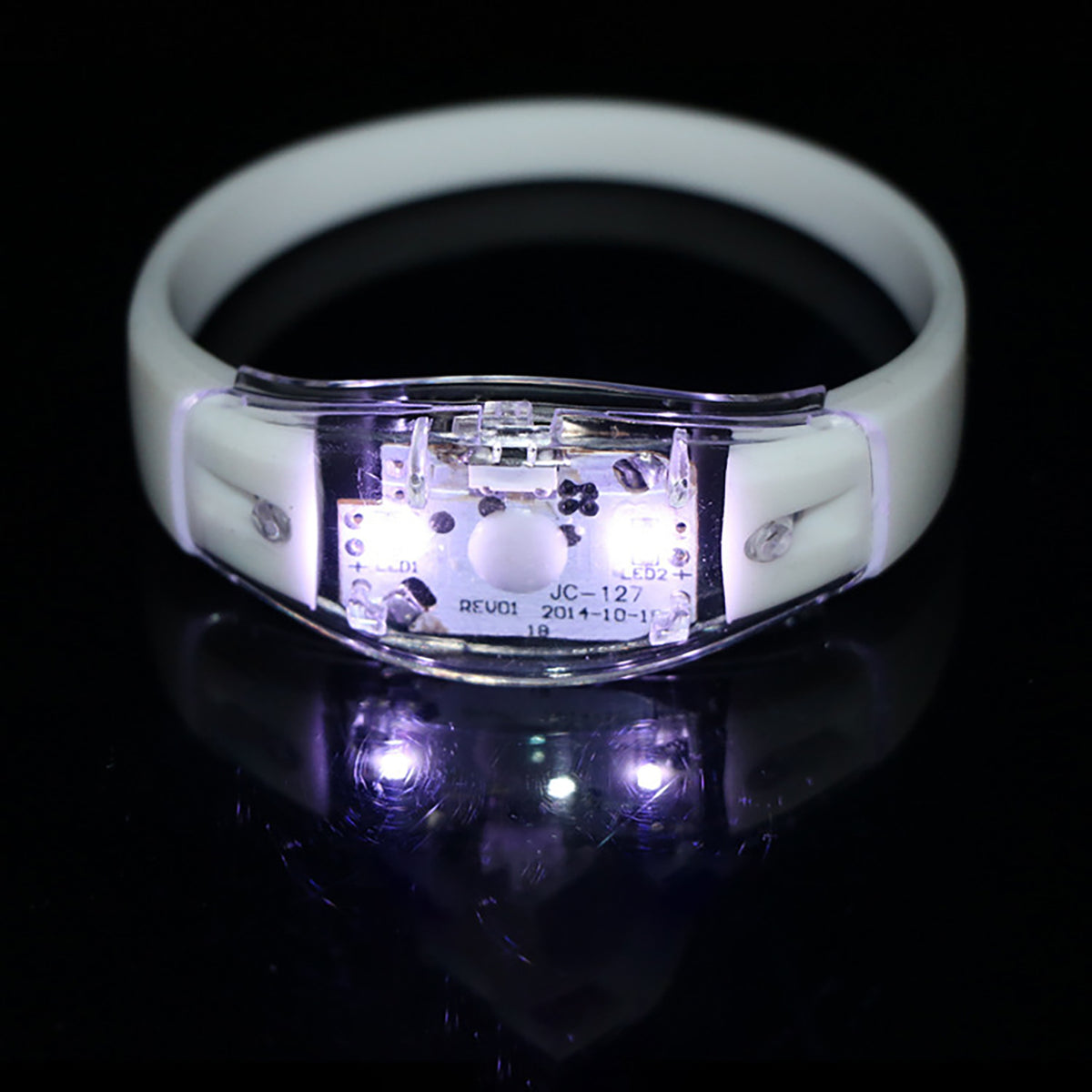 Sound control LED Luminous Silicone Bracelet Rave Concert Birthday Carnival Party Favors Gift