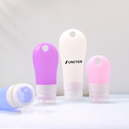 2 OZ Leak Proof Travel Split Bottles - Travel Containers for Travel Size Toiletries