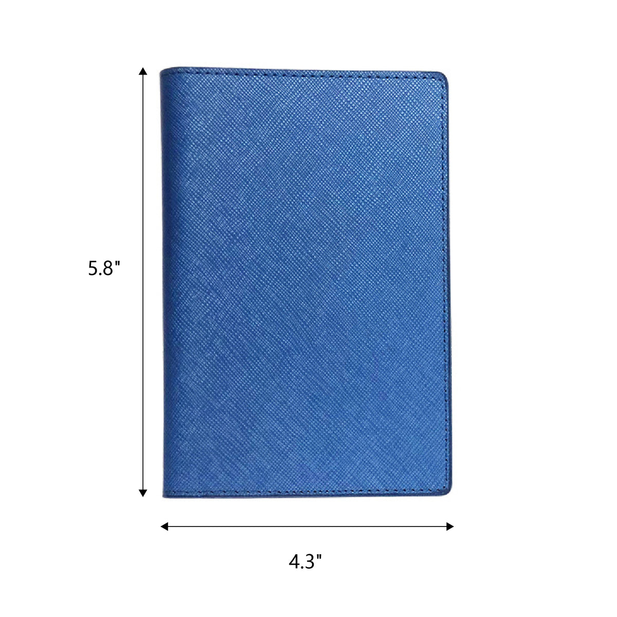 Saffiano Texture Passport Holder PU Leather Passport Wallet Travel Wallet