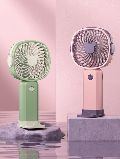 Mini Portable Handheld Fan Battery Operated Small Personal Speed Adjustable USB Rechargeable Fan