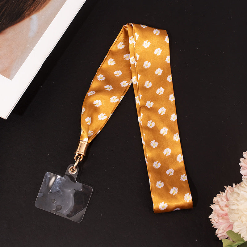 2" Full Custom Silk Feeling Satin Phone Lanyard Badge Lanyard Neck Strap w/Lanyard Pad Compatible #4