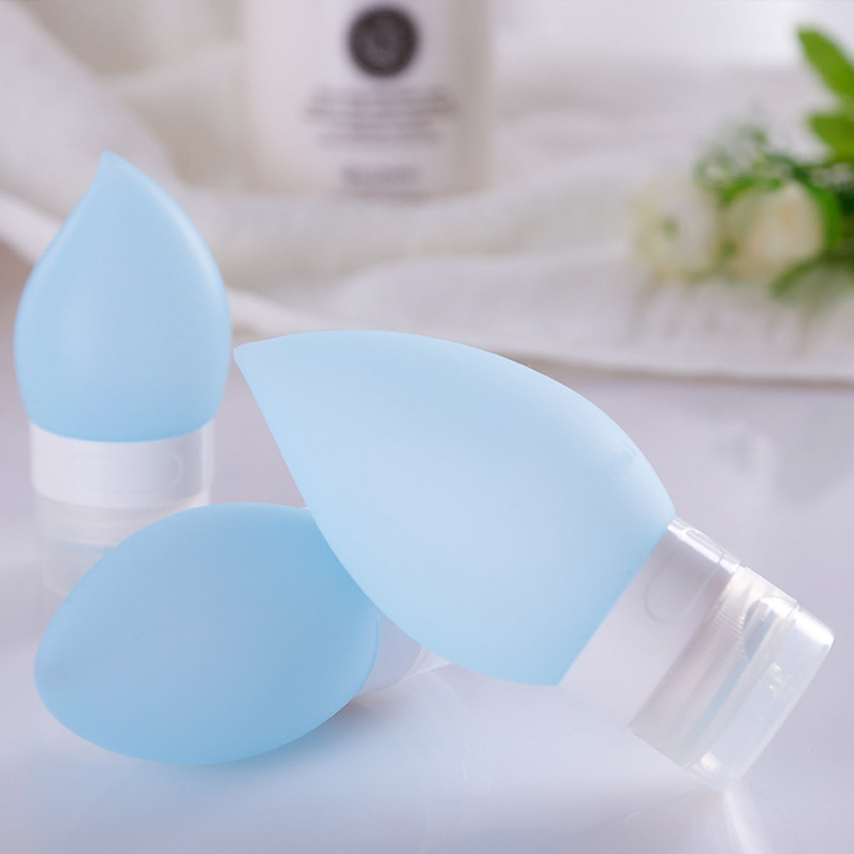 3 OZ Leak Proof Travel Split Bottles - Travel Containers for Travel Size Toiletries