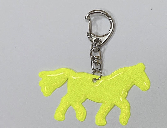 Horse Shape Reflective Keytag