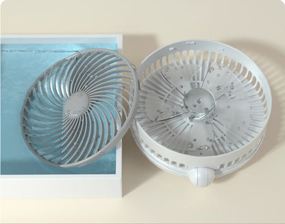 Mini Wall Mounted Fan Hanging Fan Rechargeable Desk Fan Foldable Fan