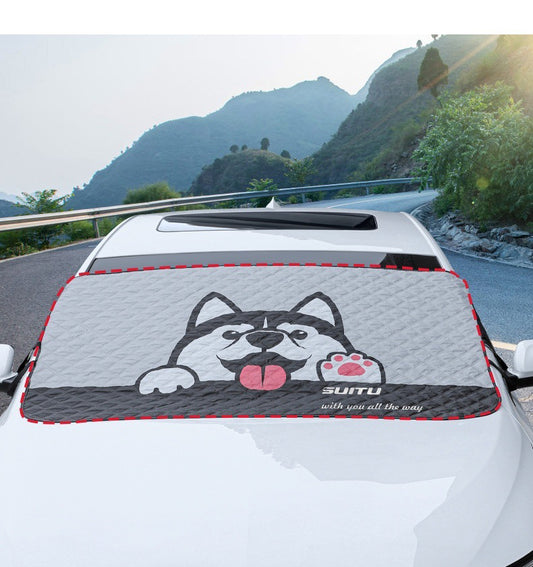 57.52''X 36.64'' Folding Front Single Panel Sunshade/Car Windshield Sunshade