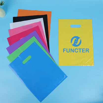 10"x15" 2.4mil Merchandise Bag W/ Die Cut Handle for Boutique Bag Shopping Clothes Packaging Bag