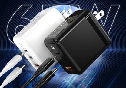 3-Port 65W Wall Charger W/ETL Certification