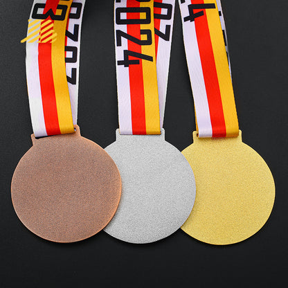 Custom 2" Gold Silver Bronze Award Medals-Winner Medals Gold Silver Bronze Prizes for Competitions