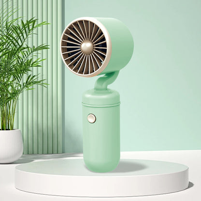 Mini Handheld Fan Rechargeable Portable Small Fan Desk Fan 3 Levels Wind Speed
