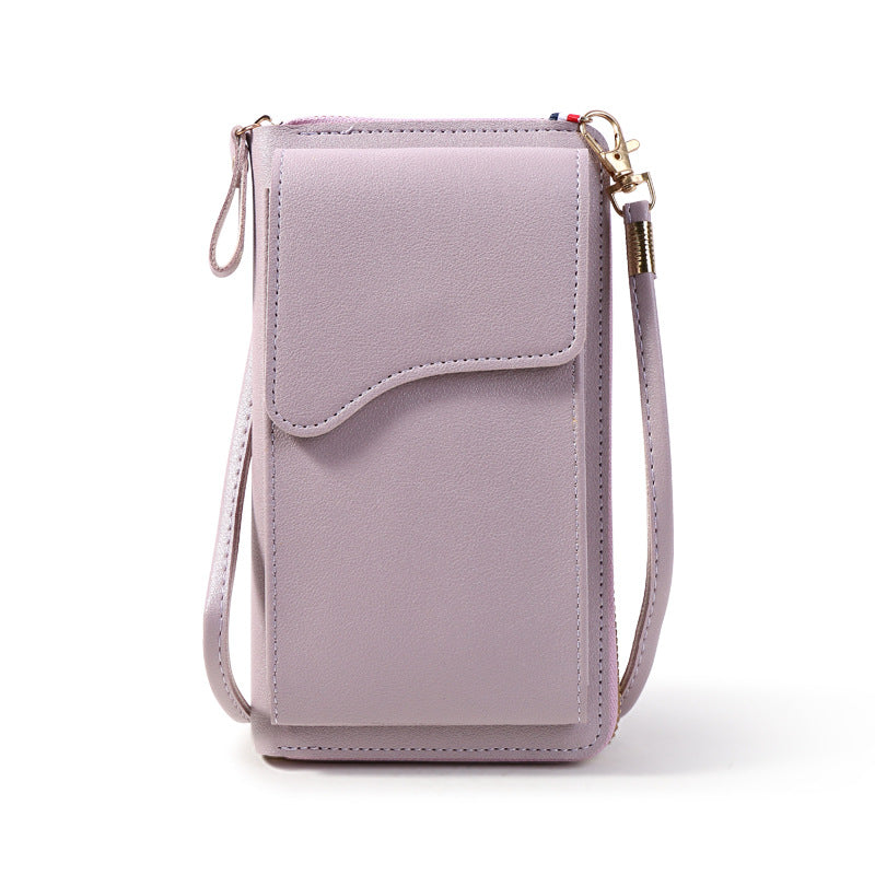 PU Leather Cell Phone Purse Bag Small Crossbody Bag Mini Messenger Bag Wallet Bag Shoulder Handbag
