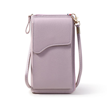 PU Leather Cell Phone Purse Bag Small Crossbody Bag Mini Messenger Bag Wallet Bag Shoulder Handbag