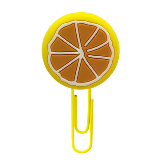 Patch Fruit Series - Yellow Lemon Paper Clip