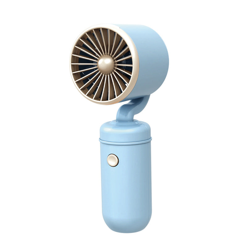 Mini Handheld Fan Rechargeable Portable Small Fan Desk Fan 3 Levels Wind Speed
