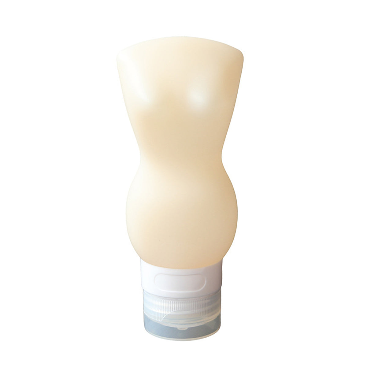 3.4 OZ Travel Split Bottles TSA Approved with Label Silicone BPA Free Refillable Cosmetic Container
